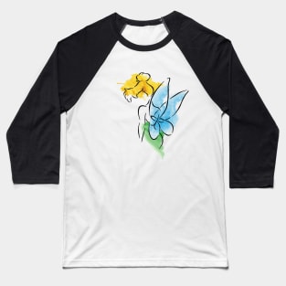 Watercolor Fairy Baseball T-Shirt